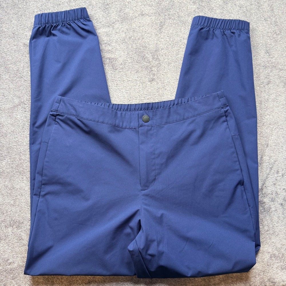 Banana Republic Mens Navy Blue Performance Joggers Pants Size 34 x 31